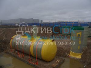 Ливневые очистные сооружения КОС 65 л/сек в СПБ