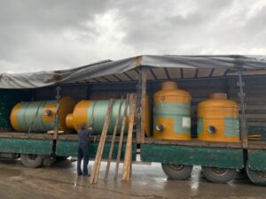 Поворотные и линейные колодцы из стеклопластика для химического производителя АО Пигмент г.Тамбов 2021