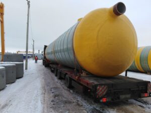 Аккумулирующие резервуары и колодцы для ОЭЗ  «Алабуга» в Республику Татарстан 2022
