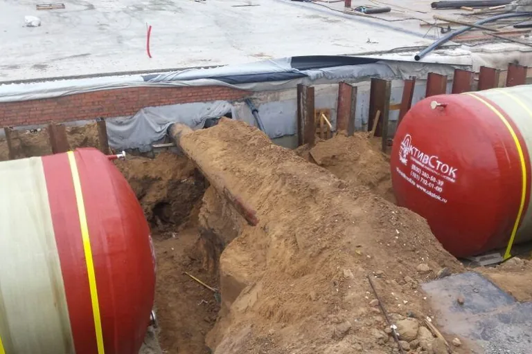 Казань — пожарные резервуары 125 м3 × 2